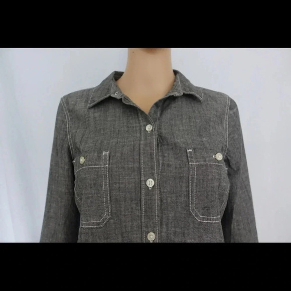 OLD NAVY women chambray shirt - Picture 5 of 6